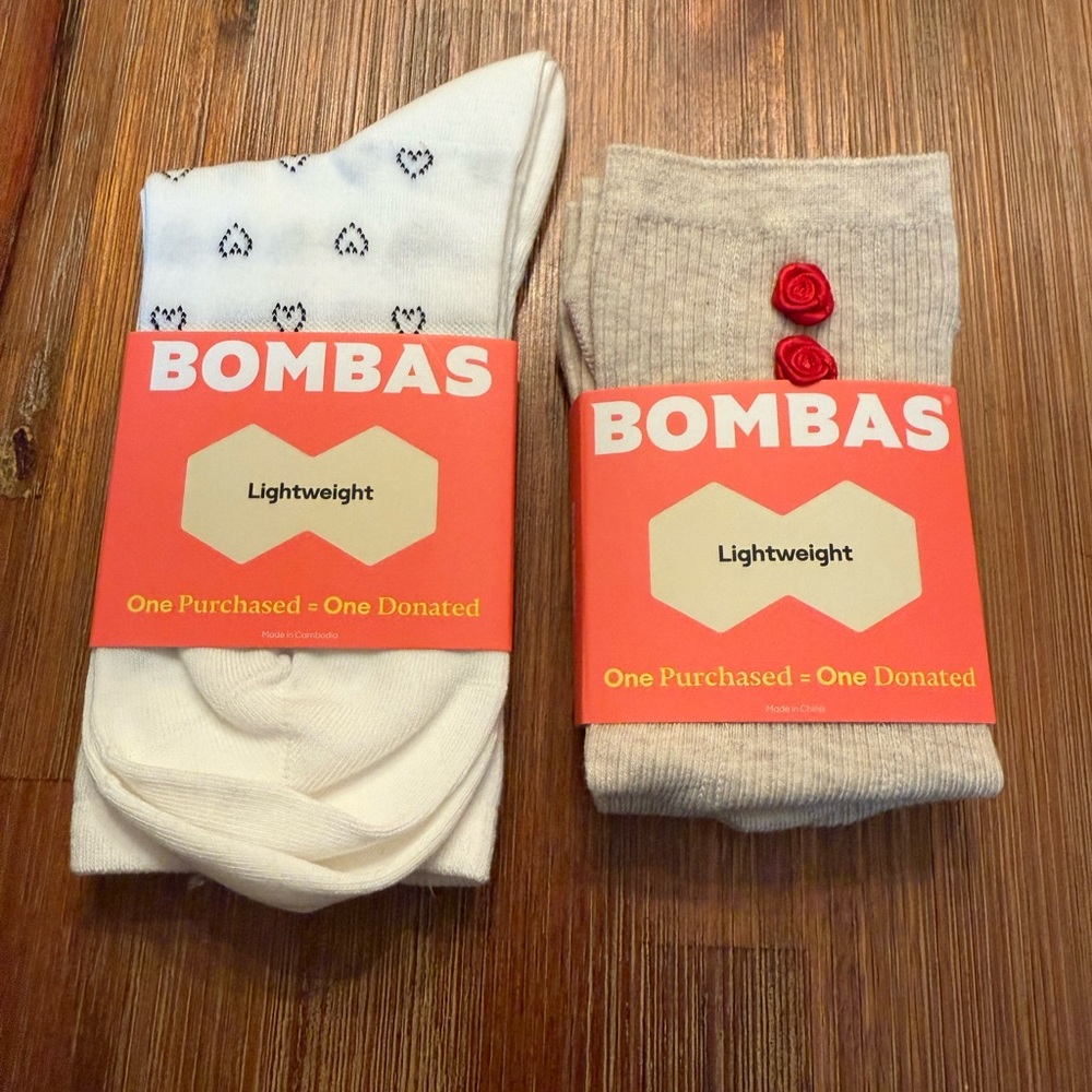 Bombas Lightweight Socks bundle. Half calf.